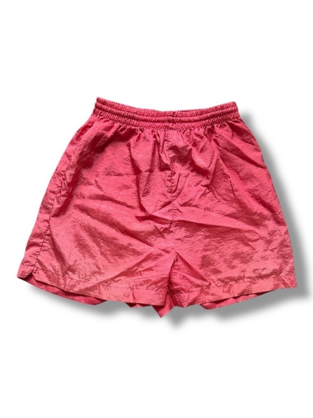 Vintage 80s/90s The Body Co Pink Nylon Athletic Shorts Women’s Size Small Sporty